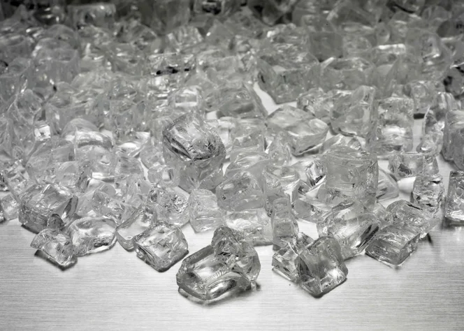 Clear Fireglass Media for Gas Fireplace