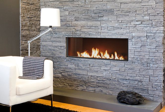 flat fireplace. linear fireplace. modern fireplace design. direvt vent fireplace. Element4