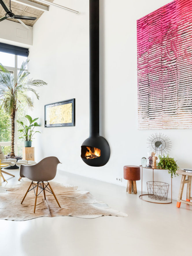 emifocus wallmounted unique fireplace by focus fires