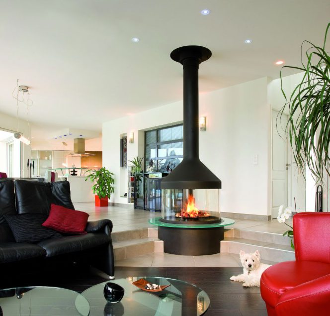 wood burning fireplace. modern fireplace design. focus fires