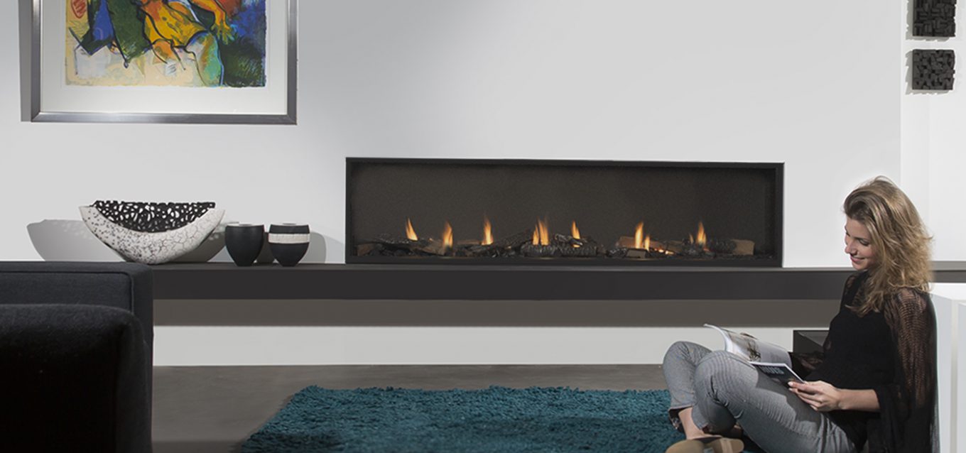 linear fireplace sing-sided fireplace contemporary design direct vent fireplace
