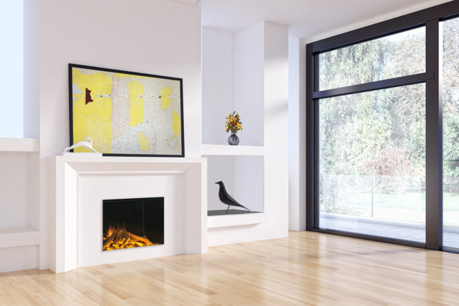 E32 H: Electric Fireplace by European Home