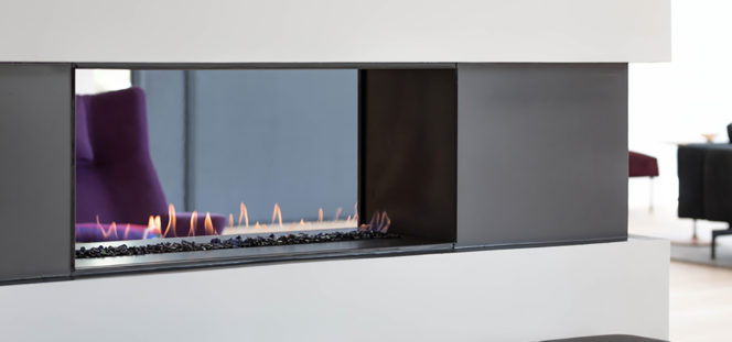H Series See-Through with Black Fireglass Media