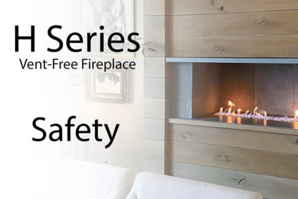 European Home collaborated with the influencer Old Silver Shed on an installation of our H Series vent-free fireplace This video explains our attention to safety.