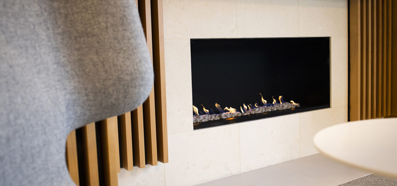 H Series Single Sided Gas Fireplace