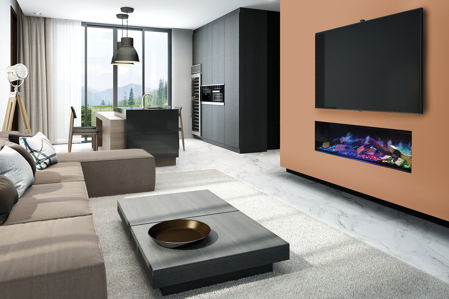 Linnea Electric Fireplaces European Home   Linnea SS Web 