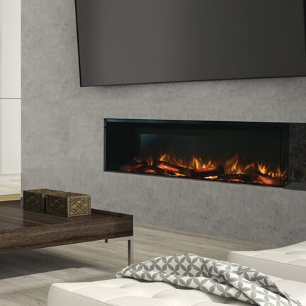 Compact size E-FX 1300 Corner Style by Flamerite