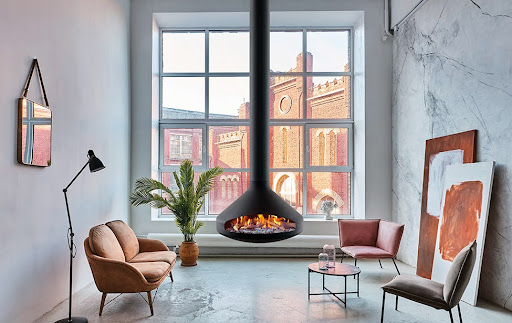 Suspended Fireplace