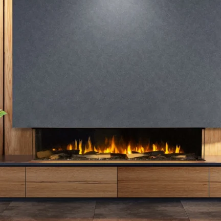 Impressive look of the Signal 80 modern electric fireplace