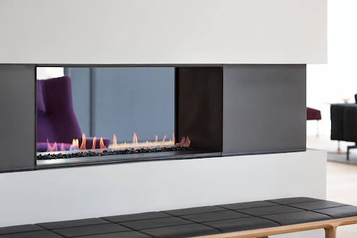 Taula House Series - 2 Sided Fireplace for Heating