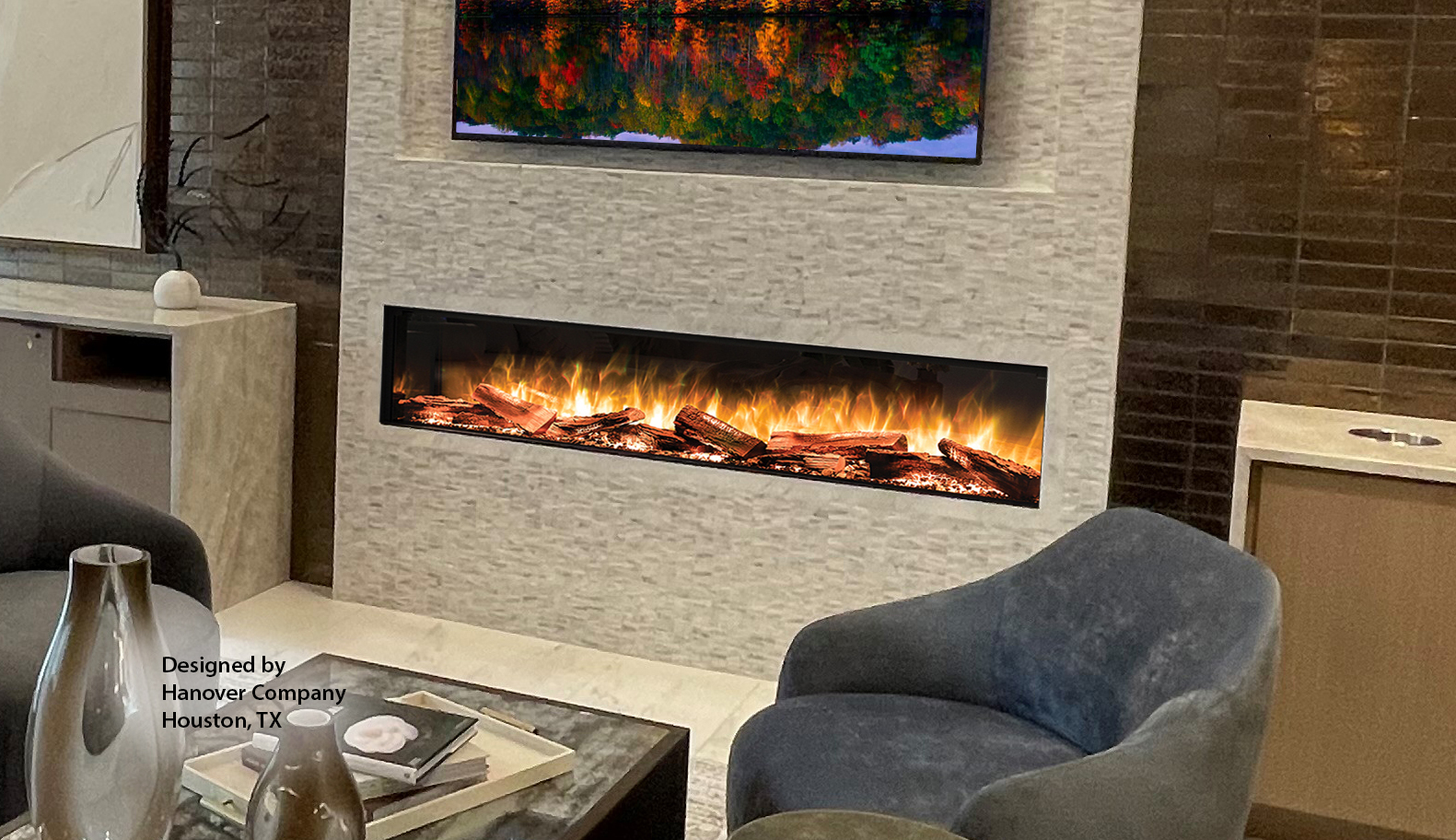 Flamerite E-FX 1800 Electric Fireplace Commercial Insrallation